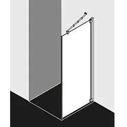 Kermi Raya Seitenwand ZKRATOL083201AK 83 x 200 cm