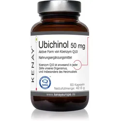 Kenay Ubichinol - Koenzym Q10 50 mg Kapseln zur Unterstützung des Energiestoffwechsels 60 KAP