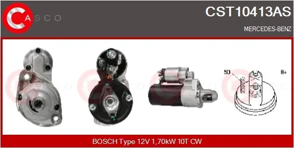CASCO Starter cst10413as für Mercedes
