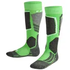 FALKE Skisocken SK2 Intermediate (1-Paar) mit mittelstarker Polsterung für Komfort und Kontrolle grün 31-34