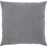 DeLife Kissen Dalma Velour Grau 50x50 cm - Grau