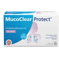 PARI MucoClear Protect 3% NaCl Inhalationslösung mit Ectoin – Hypertone Kochsalzlösung zum Inhalieren – für Kinder und Erwachsene – 60 Ampullen á 5ml – Steril, ohne Konservierungsstoffe