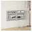 vidaXL Wand-Schuhschrank 60 x 18 x 60 cm betongrau
