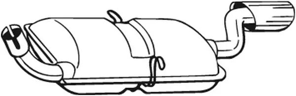 BOSAL Endschalldämpfer 235193 für Volvo