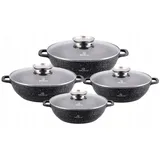 klönberg Topf-Set 6-tlg. 1 x 1,7 L + 1 x 2,6 L + 1 x 3,9 L + 1 x 4,8 L