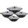 klönberg Topf-Set 6-tlg. 1 x 1,7 L + 1 x 2,6 L + 1 x 3,9 L + 1 x 4,8 L