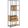 Actona Seaford Regal 77 x 35 x 185 cm Braun