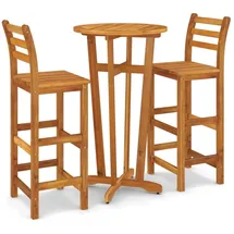 vidaXL Gartenbar Set 3-tlg. Braun