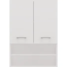 veneti Waschmaschinenschrank POLA MINI DK 64x30xH90 weiß - Weiß