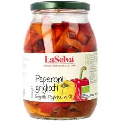 LaSelva Gegrillte Paprika in Öl bio 1kg