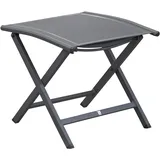 LC Garden Unicamo Hocker Aluminium/Textilene klappbar - Schwarz