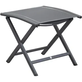 LC Garden Unicamo Hocker Aluminium/Textilene klappbar - Schwarz