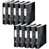 Leitz Qualitäts-Ordner 180°, 10er Pack, A4, schmal, 5,2 cm