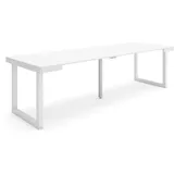 SKRAUT HOME Ausziehtisch 262 x 73 x 90 cm weiß