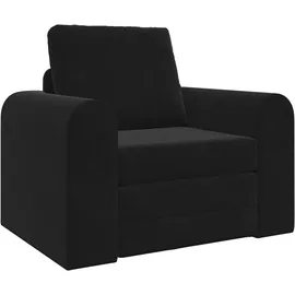 vidaXL Schlafsofa Schwarz 98x71x83 cm Velvet