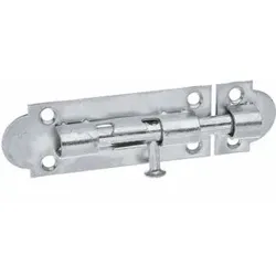 GAH Alberts Grendelriegel mit befestigter Schlaufe B28xL75mm galvanisch verzinkt