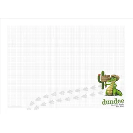 Dundee Schreibtischunterlage weiß Papier 59,5 x 40,0 cm, 30 Blatt