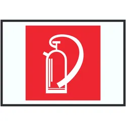 Feuerlöschgerät Symbol Schild A3 (297x420mm)