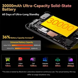 Blackview Active 10 Pro 5G 10,95'' 12 GB RAM 256 GB Orange