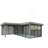 Palmako Gartenhaus Connect Lenna 5,88 x 5,88 m Grau