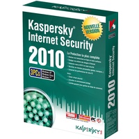 Kaspersky internet security 2010 (3 postes, 1 an)