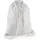 Baumwoll Turnbeutel Sportbeutel W110 light grey 37 x 46 cm