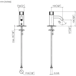 Dornbracht Meta Standventil Kaltwasser Dark Brass
