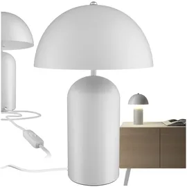 Tectake Retro-Tischlampe Weiß