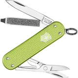 Victorinox Classic SD Alox Colors, 58 mm, kleines Taschenmesser Lime Twist