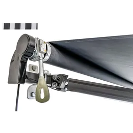 Garden Pleasure Gelenkarmmarkise 395 x 250 cm grau