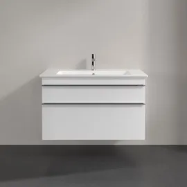 Villeroy & Boch Waschtischunterschrank 2 Auszüge 95,3 x 59 x 50,2 cm Weiß