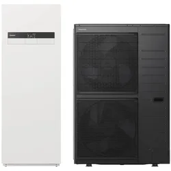 Panasonic Aquarea T-CAP Splitwärmepumpe, 16 kW, Kombi-Hydromodul, Gen. K, 400 V