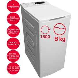 Amica WT 483 710 Toplader (8 kg, 1300 U/min)