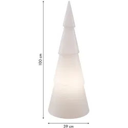 8 seasons design Solar LED-Dekoleuchte Shining Tree rund 100 cm