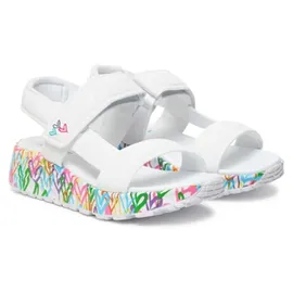 SKECHERS UNO LITE SANDAL-SUNNY LOVE Weiß/Mehrfarbig 27