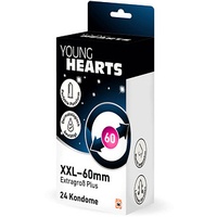 YOUNG HEARTS Kondome XXL - Extragroß Plus, 24 St.