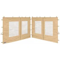 Quick Star Seitenwand für Pavillon 3x3 m 2 Stück 3,00 x 1,95 m Beige