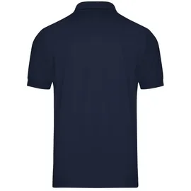 TRIGEMA Poloshirt "TRIGEMA Poloshirt DELUXE Piqué", Jungen, Gr. 128, blau (navy), Piqué, 100% Baumwolle, Basic, lang, ohne Ausschnitt, Shirts