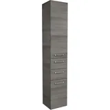 Pelipal smart Hochschrank Onda ¦ grau ¦ Maße (cm): B: 35 H: 185,5 T: 33.0