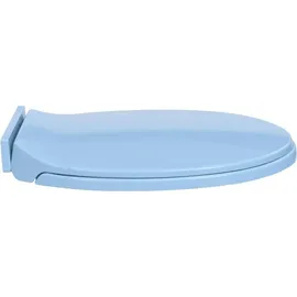 vidaXL Toilettensitz mit Absenkautomatik Blau