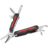 Basetech BT-2299042 Multitool Anzahl Funktionen 10 Silber, Schwarz, Rot