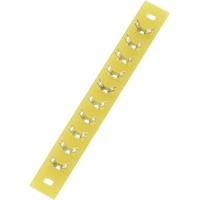 TRU Components Lötleiste einreihig Polzahl Gesamt 10 Epoxyd (L