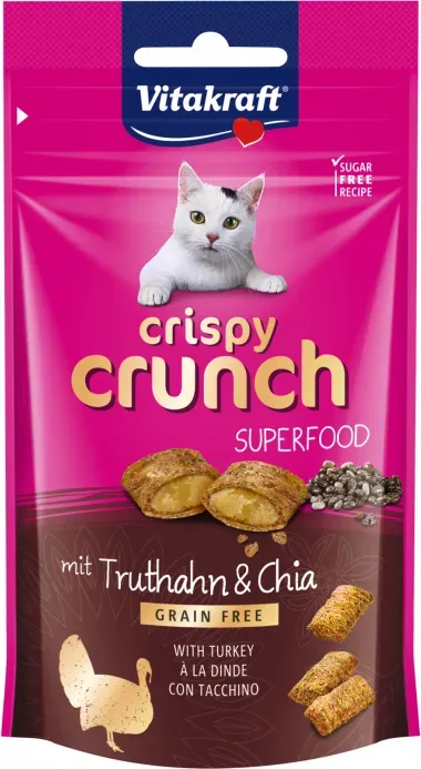 Vitakraft Crispy Crunch mit Truthahn & Chia Saat 60g (Rabatt für Stammkunden 3%)