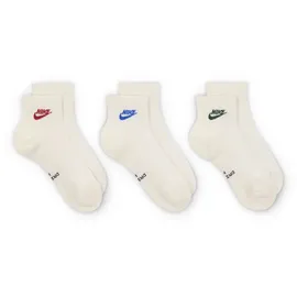 Nike Everyday Ankle Socken 3er Pack Beige/Mehrfarbig 38-42