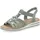 Rieker Damen Pantoletten V0649, Frauen Slipper,Backless Slipper,Gartenschuhe,Sommerschuhe,sommerclogs,Schlupfschuhe,Slides,grün (52),41 EU / 7.5 UK