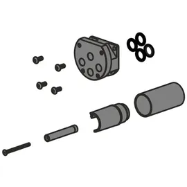 Herzbach Logic Plus Unterputzverlängerung Thermostatbatterie Schwarz 23.081700.1.12