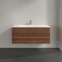 Villeroy & Boch Waschtischunterschrank 2 Auszüge 118,8 x 50,4 x 49,3 cm Warm Walnut