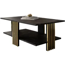 lookway Saphira Gold Schwarz Marmor 100 x 40 x 60 cm