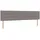 vidaXL Bett Kopfteil Taupe 200 cm Stoff (1-tlg)
