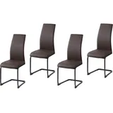 Hti-Living HTI-Line Schwingstuhl SallyP PU 4er